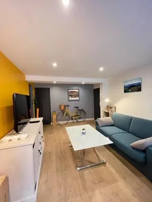 Télévision ou salle de divertissement dans l'établissement Le grenier à sel, Chaleureux 2 Chambres-Centre-Gare