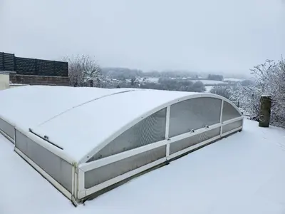 L'établissement Le Point du Jour en hiver