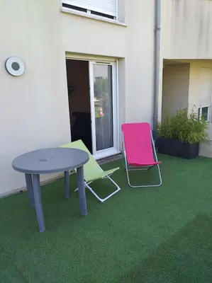 Plan de l'établissement Le Saphir - Appartement et terrasse