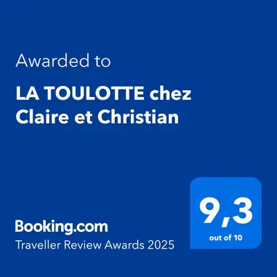 Certificat, récompense, panneau ou autre document affiché dans l'établissement LA TOULOTTE chez Claire et Christian