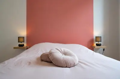 Un ou plusieurs lits dans un hébergement de l'établissement Appartement Centre-Ville 2/4 personnes