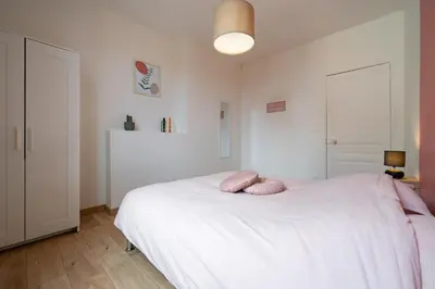 Un ou plusieurs lits dans un hébergement de l'établissement Appartement Centre-Ville 2/4 personnes