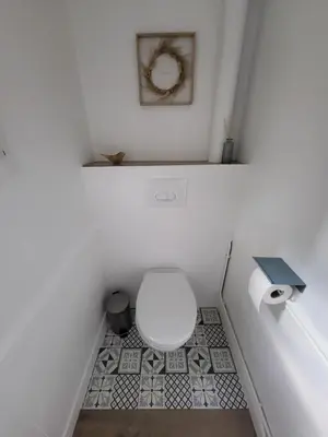 Salle de bains dans l'établissement L'escape Rue Calme - Free parking