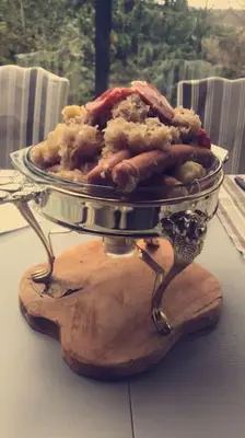 Nourriture dans le chalet ou à proximité