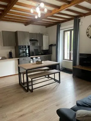 Cuisine ou kitchenette dans l'établissement Superbe appartement face au Château - 2 chambres 5 pers - VERLAINE