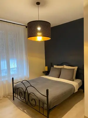 Un ou plusieurs lits dans un hébergement de l'établissement La Chambre St Vincent