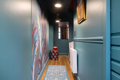 Plan de l'établissement Maison en centre ville avec extérieur
