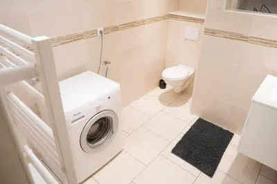Salle de bains dans l'établissement Agréable Studio calme 2 pers