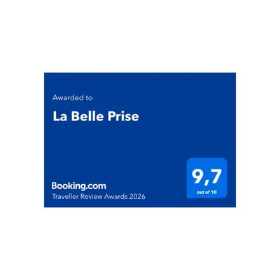 Certificat, récompense, panneau ou autre document affiché dans l'établissement La Belle Prise