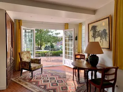Coin salon dans l'établissement Maison Briarde