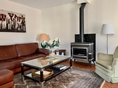 Coin salon dans l'établissement Maison Briarde