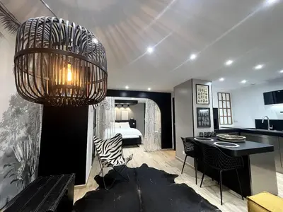 Coin salon dans l'établissement Chez Hervé et Nicky