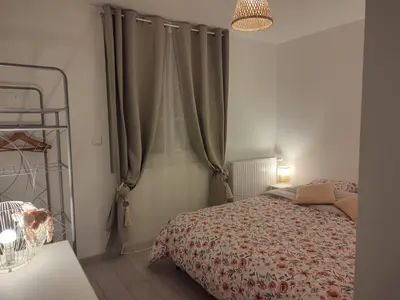 Un ou plusieurs lits dans un hébergement de l'établissement La petite maison