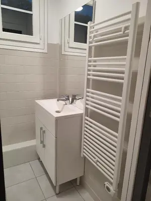 Salle de bains dans l'établissement La petite maison