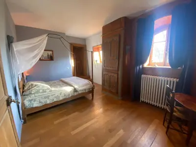 Un ou plusieurs lits dans un hébergement de l'établissement Château de Roberville
