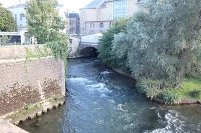 Vue sur la rivière ou le fleuve situé(e) à proximité de la maison de vacances