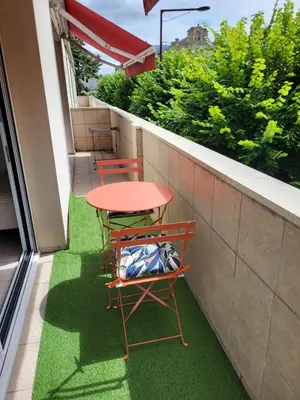 Balcon ou terrasse dans l'établissement Bienvenue chez ANOUK