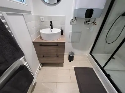 Salle de bains dans l'établissement Bienvenue chez ANOUK