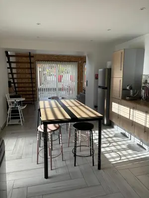 Cuisine ou kitchenette dans l'établissement Paradis Champenois