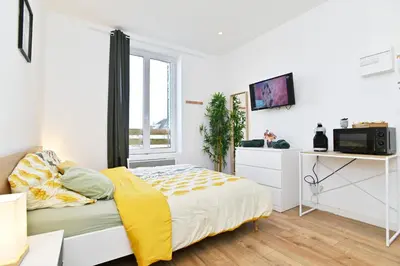 Télévision ou salle de divertissement dans l'établissement TC Residences - Charmant Appartement