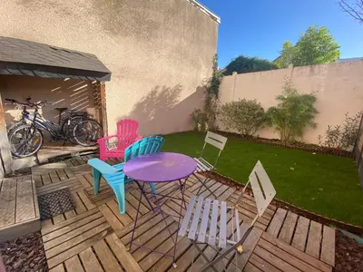 Jardin de l'établissement Au Cosy Garden