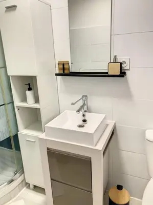 Salle de bains dans l'établissement Le Florentin - Hyper centre