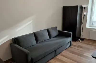 Coin salon dans l'établissement Appartement T2 à 35min de Paris & 20min de Disney à Saint Jean