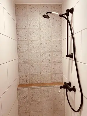Salle de bains dans l'établissement LA CABANE AFFRANCHIE