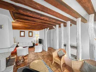 Coin salon dans l'établissement Villa Charme de Morin 15 min de Disneyland