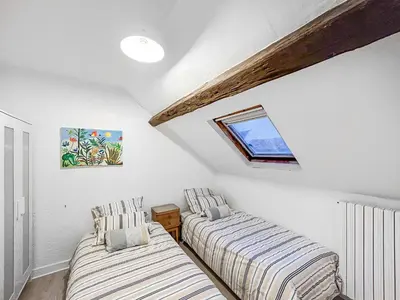 Un ou plusieurs lits dans un hébergement de l'établissement Villa Charme de Morin 15 min de Disneyland