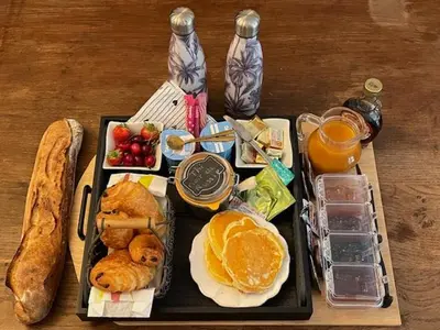 Nourriture dans le B&B/chambre d'hôtes ou à proximité
