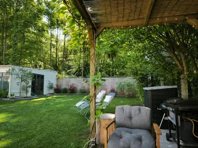 Jardin de l'établissement Choisy le Jacuzzi