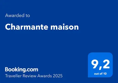 Certificat, récompense, panneau ou autre document affiché dans l'établissement Charmante maison