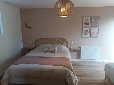 Un ou plusieurs lits dans un hébergement de l'établissement L'Annexe - logement en Champagne