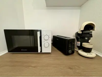 Cuisine ou kitchenette dans l'établissement la parenthèse champenoise