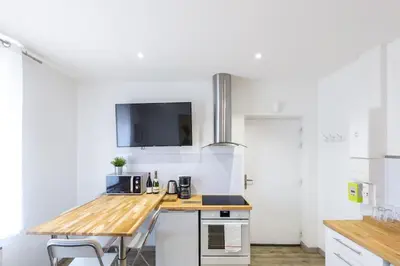Cuisine ou kitchenette dans l'établissement Eclipsa - Appartement de charme centre-ville