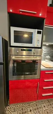 Cuisine ou kitchenette dans l'établissement Appartement tout équipé - Centre-ville EPERNAY
