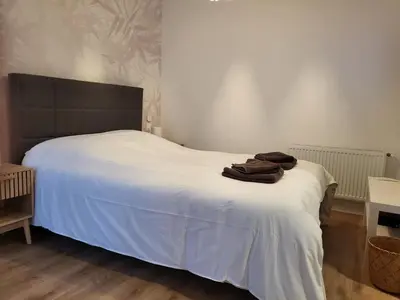 Un ou plusieurs lits dans un hébergement de l'établissement Villa Champagne pour 6!
