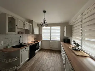 Cuisine ou kitchenette dans l'établissement Douceur champenoise