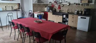 Cuisine ou kitchenette dans l'établissement Bel Aora