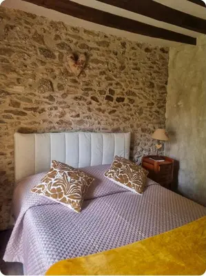 Un ou plusieurs lits dans un hébergement de l'établissement Maison Briadre Paris Disney gitelevouilly
