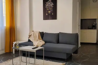 Coin salon dans l'établissement Tulsa Home - Appartement 1 chambre Cosy et calme