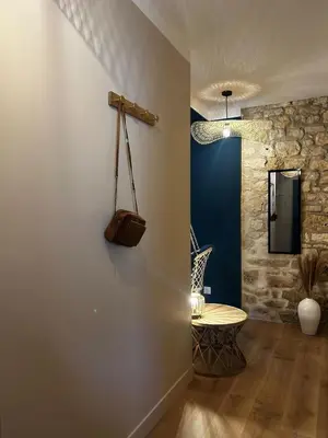 Salle de bains dans l'établissement L'appart' du bonheur