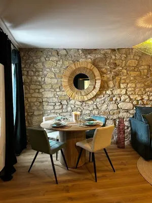 Coin salon dans l'établissement L'appart' du bonheur