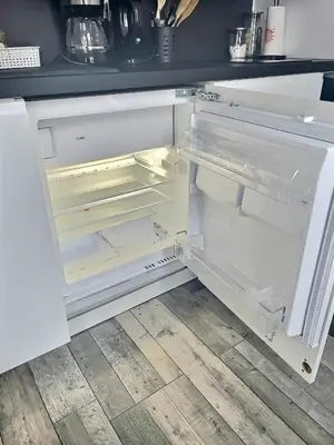 Cuisine ou kitchenette dans l'établissement Le Jard