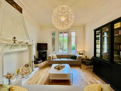 Coin salon dans l'établissement L’Hôtel Particulier des Anges
