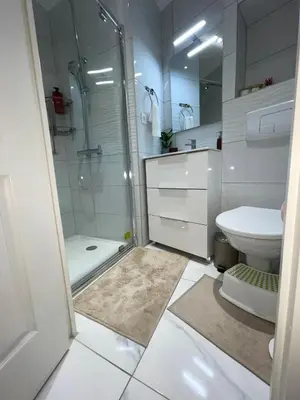 Salle de bains dans l'établissement appartement entier sur Reims - 4 Voyageurs