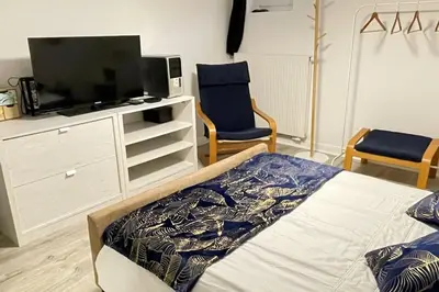 Un ou plusieurs lits dans un hébergement de l'établissement Chambre chez l'habitant à Vauxbuin