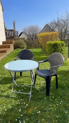 Jardin de l'établissement Chambre chez l'habitant à Vauxbuin