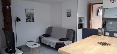 Coin salon dans l'établissement appartement 3 personnes